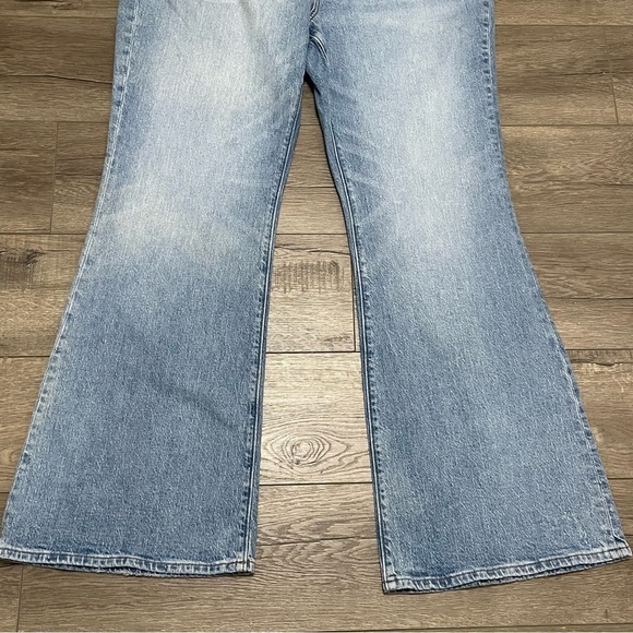 MADEWELL The Perfect Vintage Flare Jean Blue Delavan Wash Sz 33 NWT 90's - Picture 5 of 10
